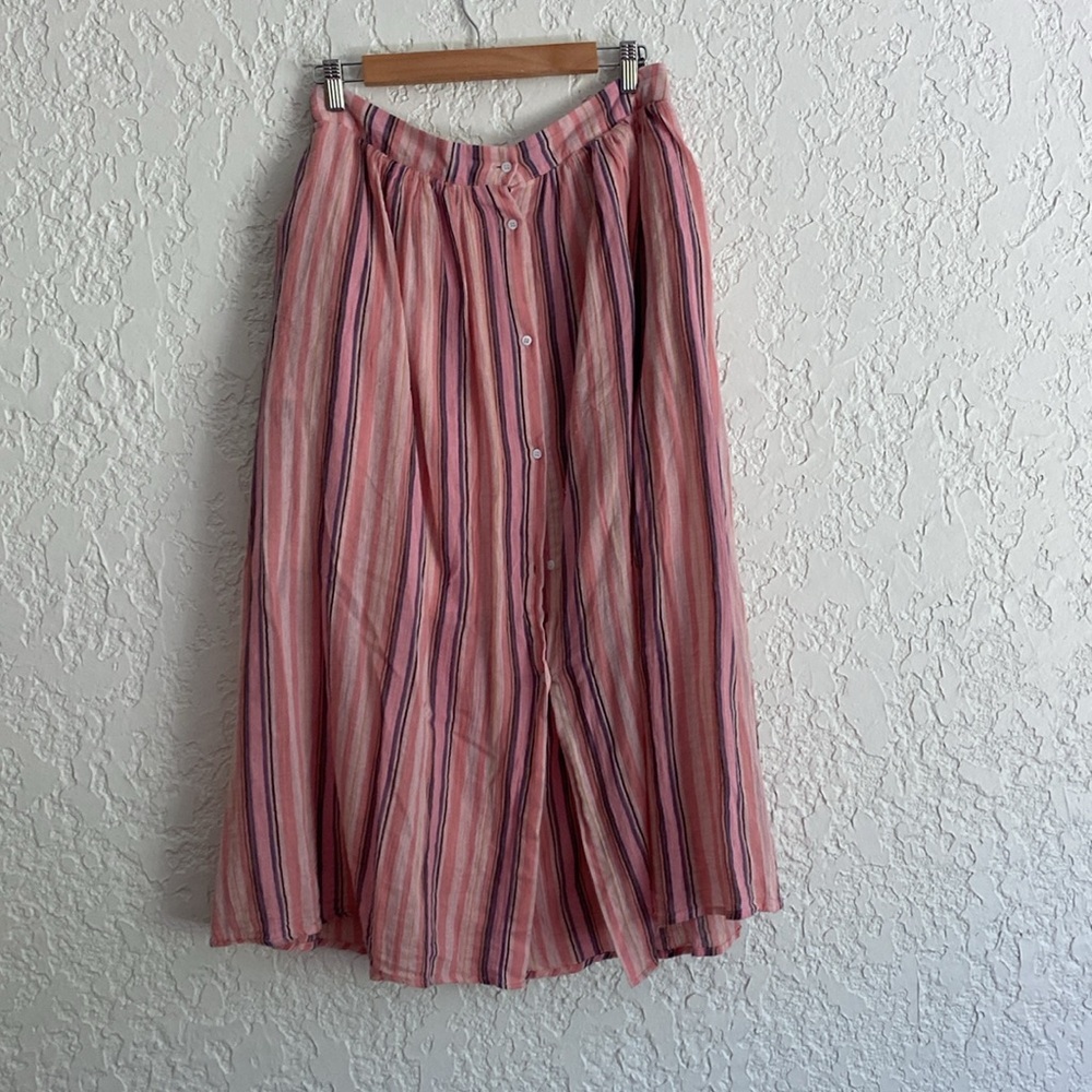 Anthropologie English Factory crop top and midi two piece skirt set size Large
